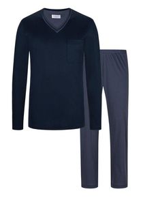 Plus size : Novila, Pyjamas in soft jersey in a Blue