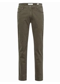 plussize: Nadměrn&aacute; velikost: Brax, Spodnie 5 pocket z bawełny, Cadiz Marathon Olive
