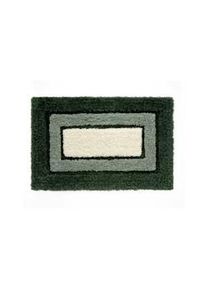 Donegal Collections - Alfombra De Ba&ntilde;o Antideslizante GOZU Verde 50x80cm