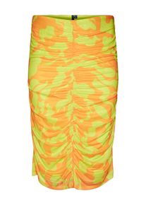 Vero Moda Collab Kvinnor Kjol 'JOANN' limette / orange Storlek 56