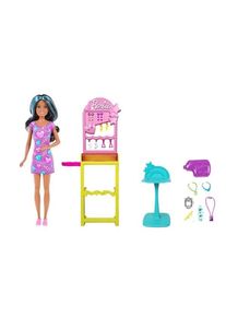 Barbie Skipper Doll and Ear-Piercer Set With Piercing Tool and Accessories First Jobs