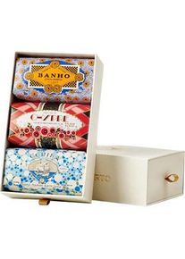 Claus Porto Soaps Deco Geschenkset Seife Banho 150 g + Seife Chypre 150 g + Seife Cerina 150 g