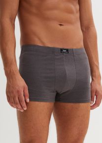 Miehet Bokserit (3 kpl/pakkaus), harmaa, 5 (M), bonprix