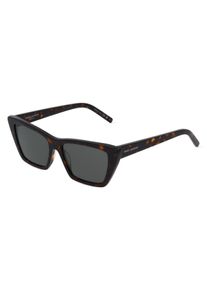 SAINT LAURENT SL 276 MICA | okulary przeciwsłoneczne | Kształt okularów: motyl, tworzywo sztuczne, brązowy