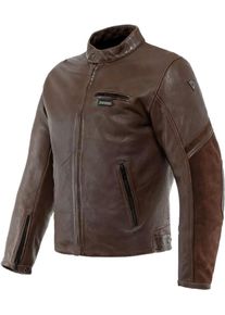 Dainese Merak, veste en cuir , couleur: Marron , taille: 48