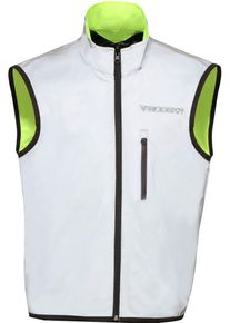 Modeka Double Eye, warning vest , color: Neon-Yellow/Silver , size: XXL
