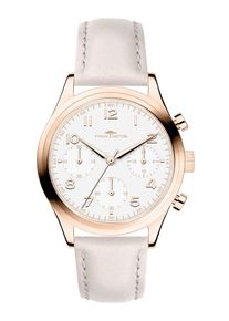 Fynch-Hatton Dames Analoog horloge rose-goud / grijs / wit One Size