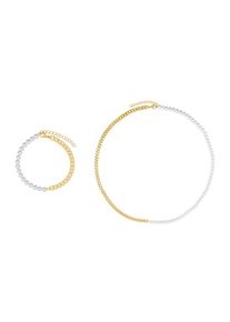 Heideman Parure de bijoux 'Jeremy' Homme or, blanc taille One Size