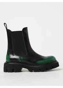 Msgm ankle boots in used effect leather