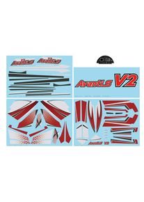 Freewing Avanti S rot Dekorbogen V2