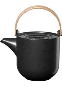 Asa théière avec l'anse en bois, kuro