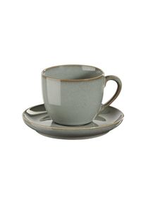 Asa espresso kop en schotel, eucalyptus