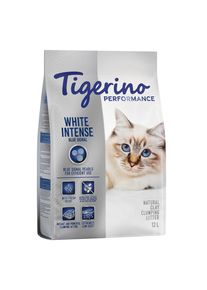 Litière Tigerino Performance White Intense Blue Signal, parfum frais.- 12 L