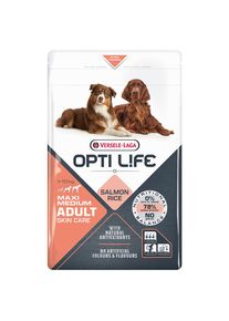12,5kg Opti Life Adult Skin Care Medium & Maxi - Croquettes pour chien