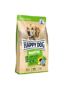 15kg NaturCroq Agnello & Riso Happy Dog secco per cani