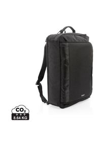 Objet publicitaire : Sac à dos de voyage convertible | noir | Personnalisable avec votre logo