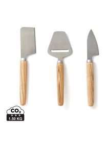 Objet publicitaire : VINGA Ensemble de couteaux à fromage Retro | marron | Personnalisable avec votre logo