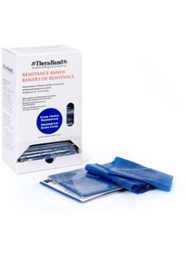 TheraBand Übungsband Dispenser, 30 Stück x 1.50 m, extra stark (blau)