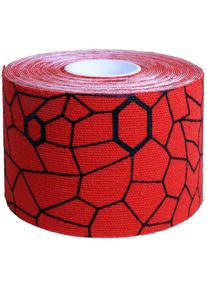 TheraBand Kinesiology Tape Rolle, 5 m x 5 cm, rot/schwarz