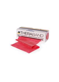 TheraBand Übungsband, 5.50 m x 12.8 cm, mittel stark (rot)