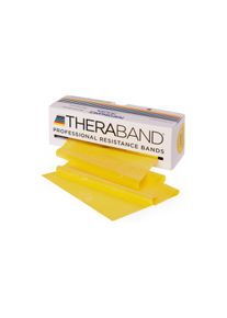 TheraBand Übungsband, 5.50 m x 12.8 cm, leicht (gelb)