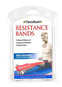 TheraBand Übungsbänder-Set, 2 x 1,50 m (extra stark & spezial stark)