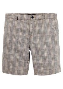 Blue de Gênes Blue de Gênes Heren korte broek geruit 38 Grijsbruin