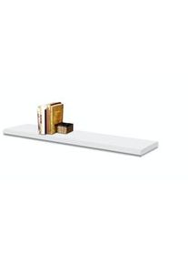 INALSA Estante de pared de fijación invisible color blanco 80cm (80x23,5x3,8)