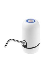 NK Dispensador de Agua - Dispensador Automático, Carga USB, Dosificador de Acero, sin BPA, 1200mAh, para Garrafas y Botellas - Color Blanco