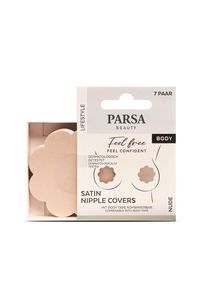 PARSA Satin Nipple Covers 7 pcs - Nude