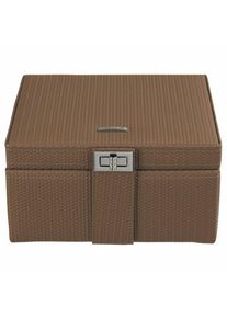 Windrose Corbello Schmuckkoffer 21,5 cm braun