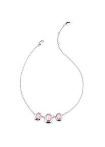 Furla Dames Ketting 'Octagonal' pink / zilver One Size