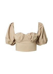 Femme Luxe Bluzka 'FLO' dla kobiet jasnobrązowy Rozmiar XS