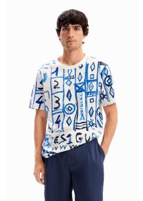 Desigual Tricou Bărbaţi alb, Mărimea S
