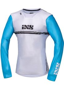 iXS Trigger 4.0, koszulka , kolor: jasnoszary/turkusowy , rozmiar: XXL