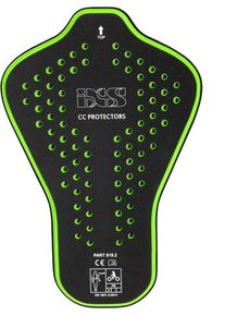 iXS CCS, back protector level 2 , color: Black/Green , size: S