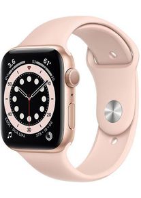 Apple Watch Series 6 Aluminium 44 mm (2020) | GPS + Cellular | gold | Sportarmband Sandrosa
