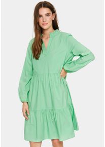 Saint Tropez Sommerkleid »Louisesz Dress«, Mit Volant grün, Größe XXL (44) - N-Gr, Sommerliches Kleid von Saint Tropez
