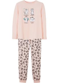 bonprix Pijama de fete (2piese) roz 116/122