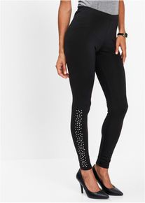 bonprix Legginsy ocieplane czarny 56/58