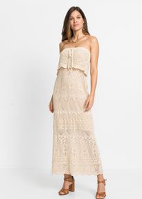 Bandeau-neulemekko, beige, 32/34, bonprix