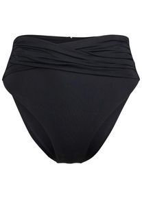 Seafolly Women's Collective High Waist Wrap Front Pant Bikini bottom Women (8, black)