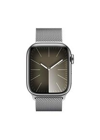 Apple Milanaise 41 mm Smartwatch-Armband silber