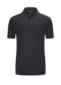 Nadměrná velikost: Better Rich, Polo tričko z bavlny a lnu Námořnická Modrá