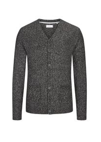 s.Oliver Plus size : s. Oliver, Cardigan in a mouliné look in a Black