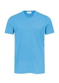 Plus size : Mey, Pyjama top, 100% cotton in a Light Blue