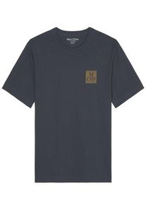 Marc O'Polo Plus size : Marc O'Polo, T-shirt with logo print, Regular Fit in a Navy Blue
