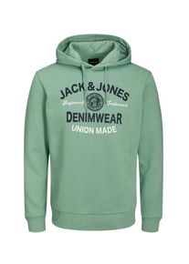 Jack & Jones Plus size : Jack & Jones, Hoodie with logo print in a Light Green