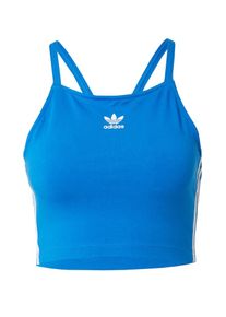 adidas originals Dames Top 'Adicolor' neonblauw / wit XXXS-XXS