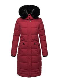 Navahoo Dames Wintermantel 'Fahmiyaa' bordeaux / zwart XS